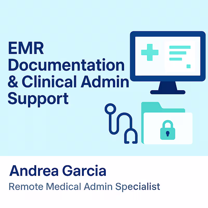 Cover image for EMR Documentation & Lab Upload Workflow – Sample Case Study