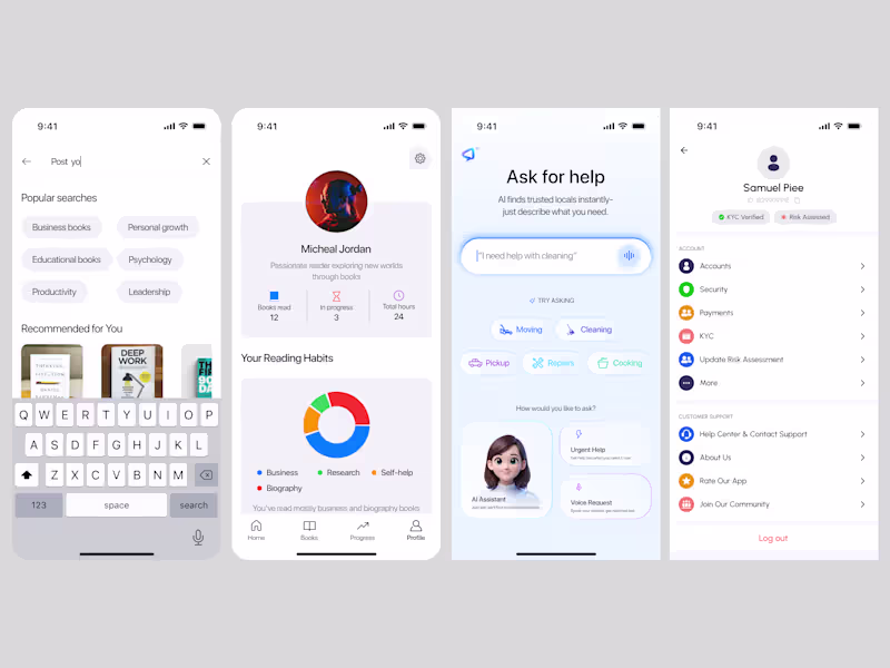Cover image for Mobile App UI/UX Design