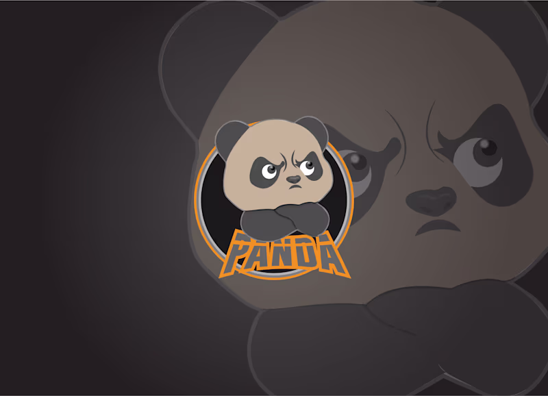 Cover image for A panda mascot logo designed