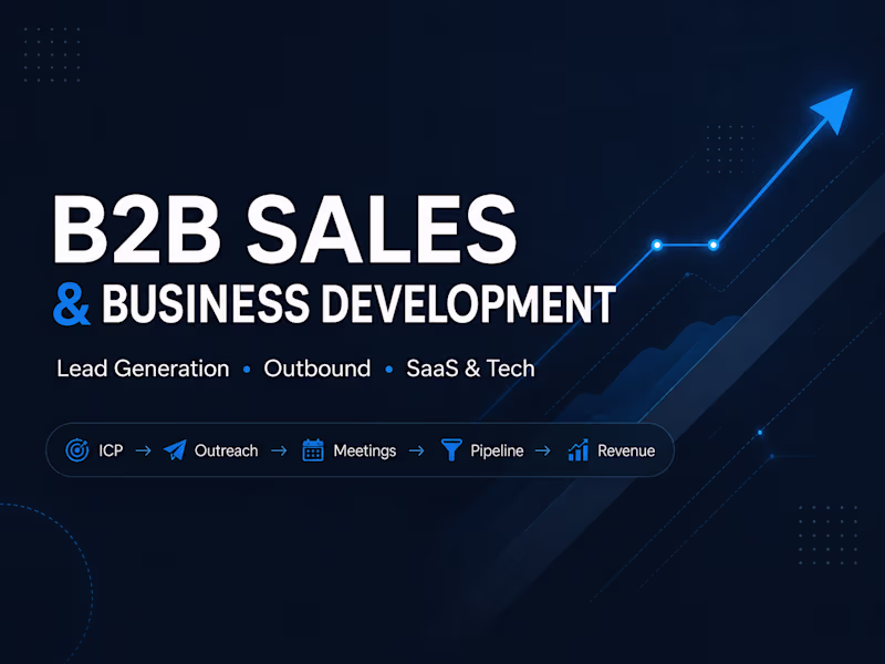 Cover image for B2B Sales & Business Development