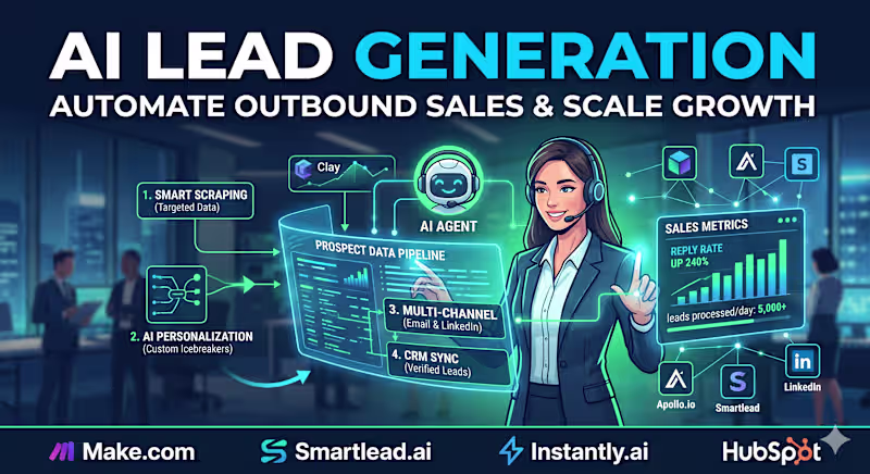 Cover image for An automated AI lead generation system to scale outbound sales