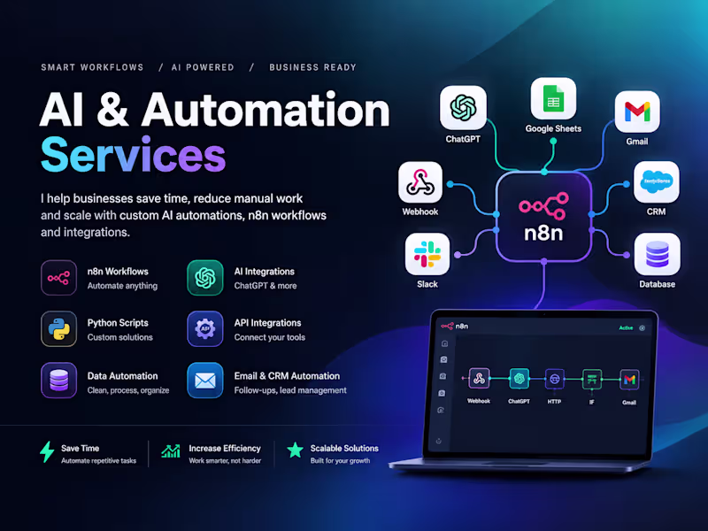 Cover image for AI & n8nAutomation