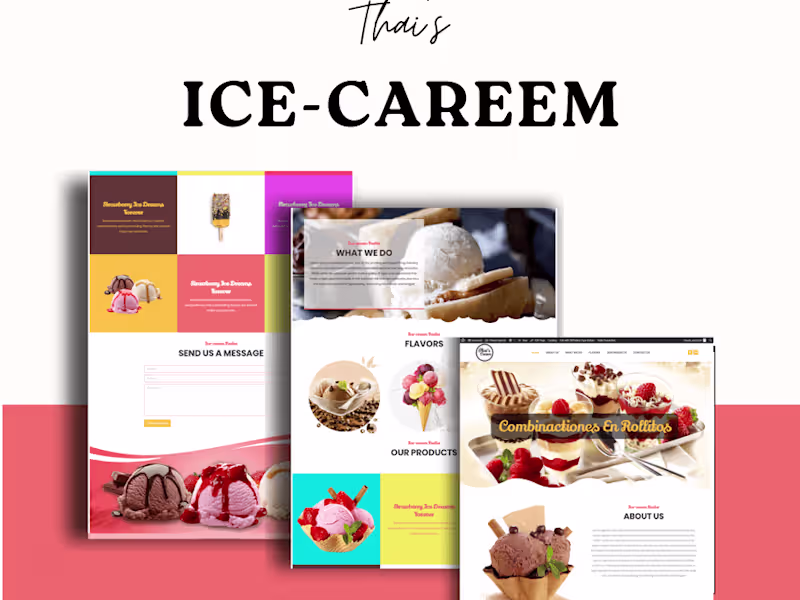 Cover image for Responsive WordPress Website Design For Ice-cream Polar