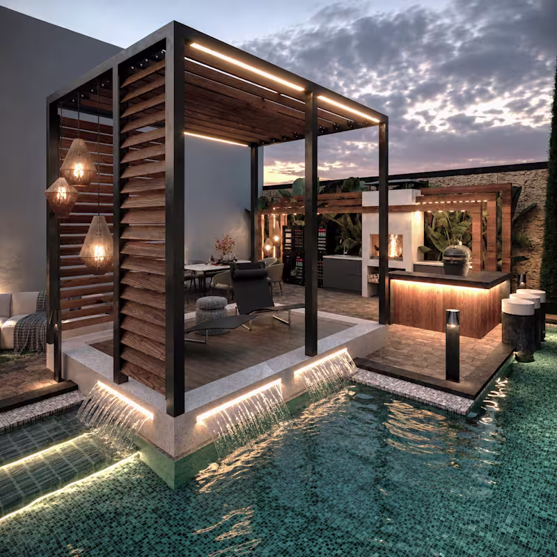 Cover image for Egypt private Villa backyard