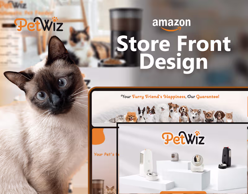 Cover image for Amazon Storefront Design | Pet Products Store