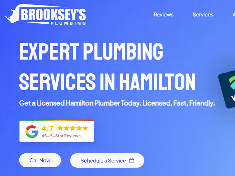 Cover image for Local Plumber | Website