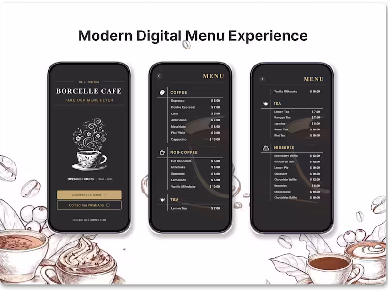 Cover image for No more zooming PDF menus