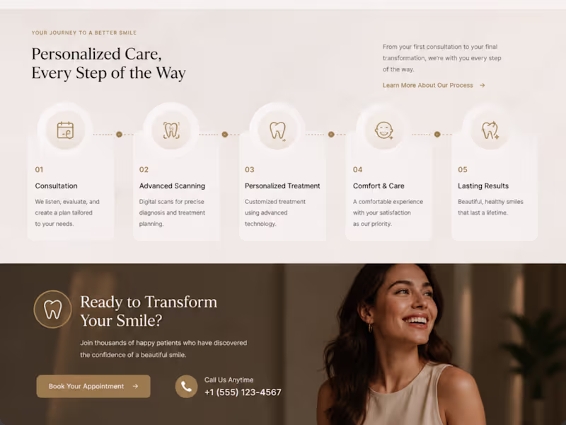 Cover image for Website design for Luxe Dental