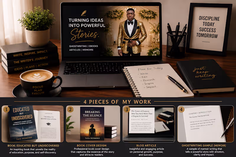Cover image for Professional Ghostwriting & Book Writing