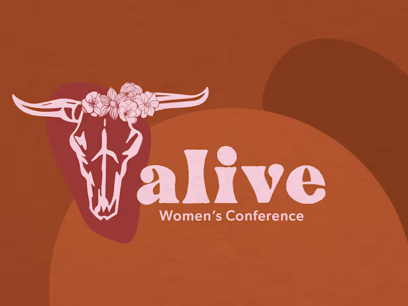 Cover image for Alive Women’s Conference Graphic Design