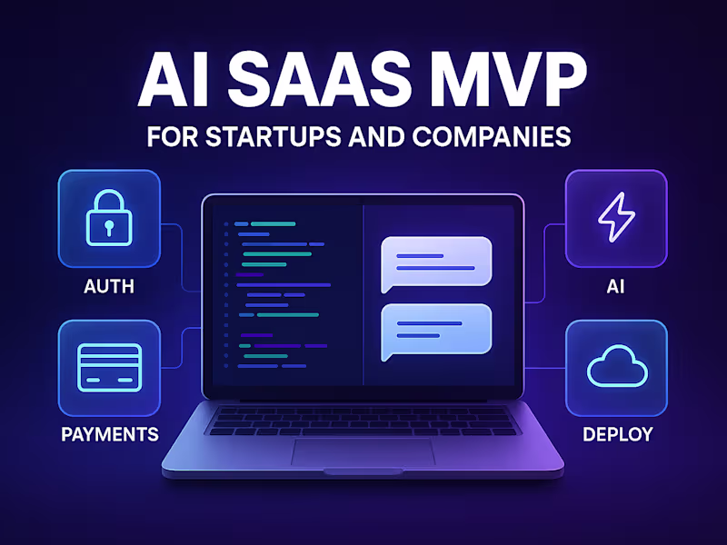 Cover image for AI SaaS MVP for Startups