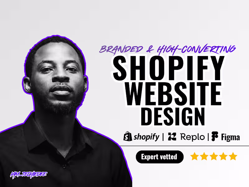 Cover image for build custom shopify website and redesign shopify store