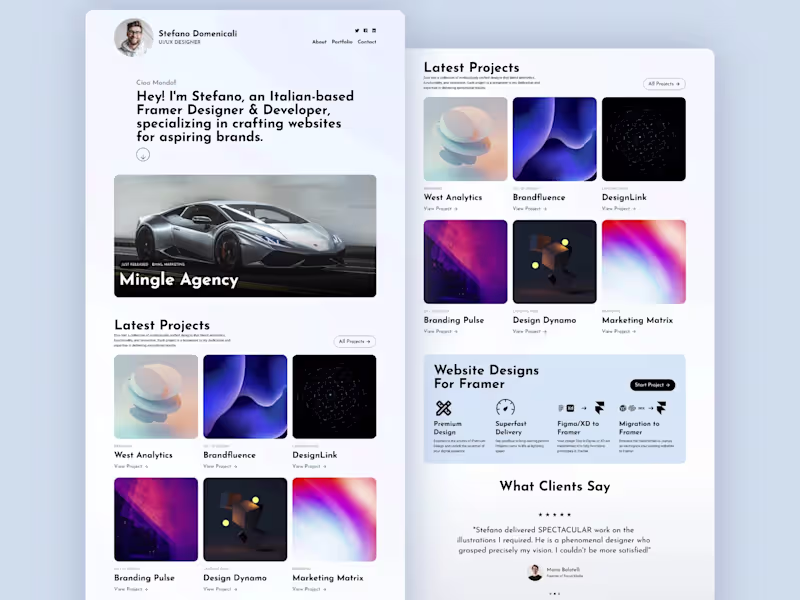 Cover image for Stefano Personal Portfolio