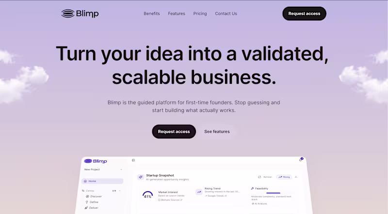 Cover image for Marketing Website Design for a First-Time Founder Platform
