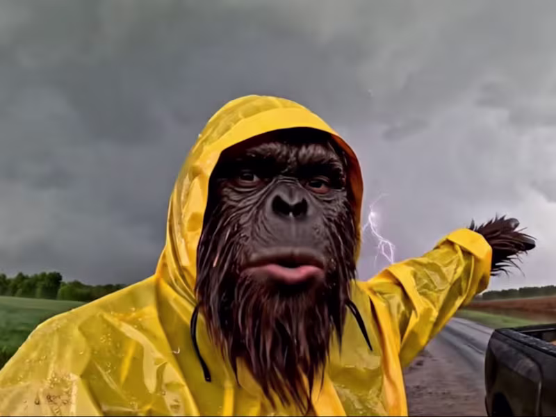 Cover image for Cinematic AI Video Using Veo 3: Bigfoot Storm Chasing Scene