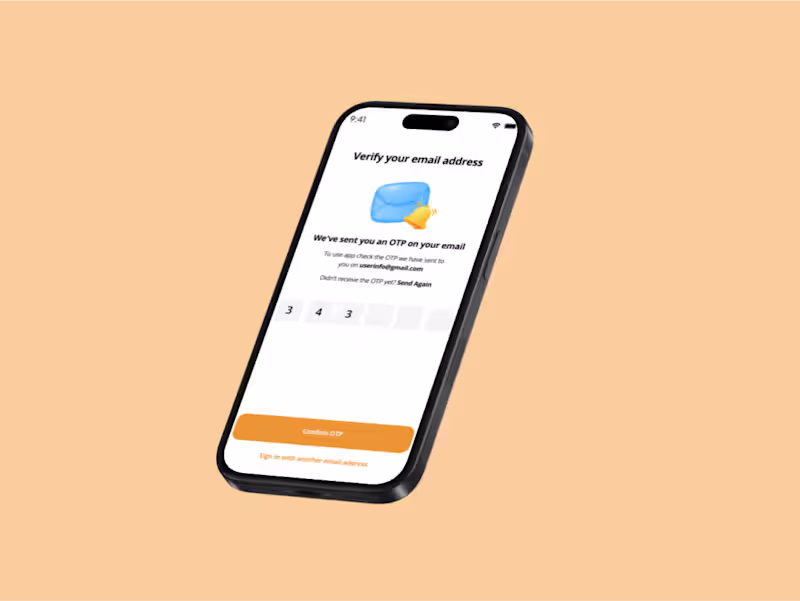 Cover image for OTP Screen Design