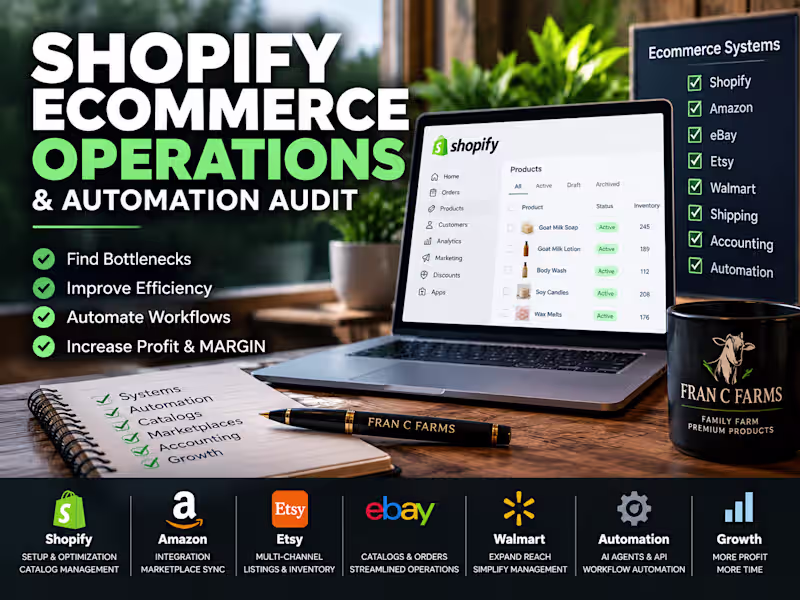 Cover image for Shopify Ecommerce Operations & Automation Audit