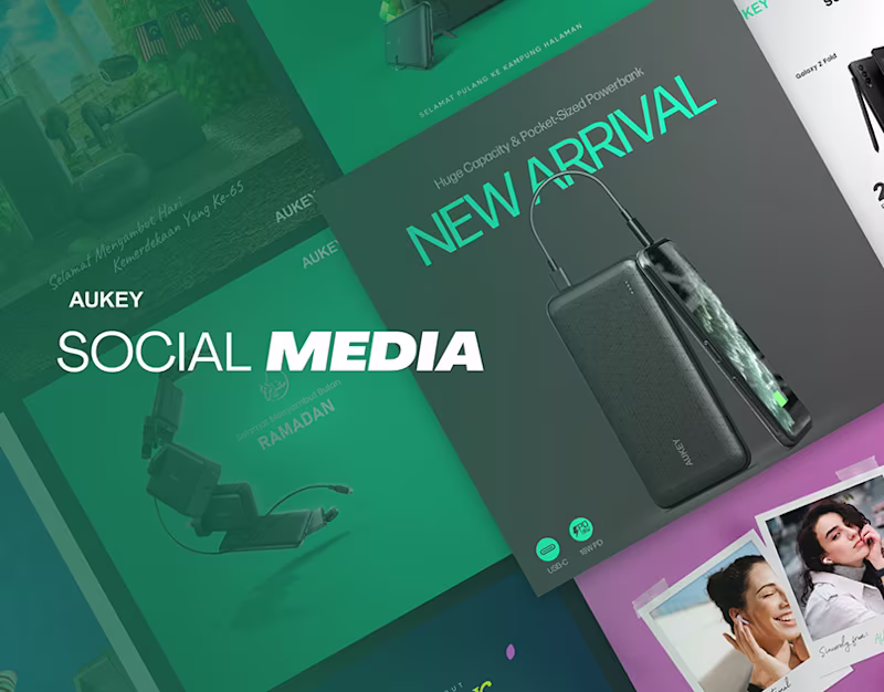 Cover image for Social Media for Aukey Malaysia
