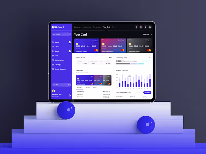 Cover image for Finance Dashboard UI/UX