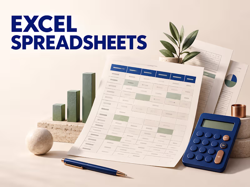 Cover image for Custom Excel Spreadsheets & Business Calculators