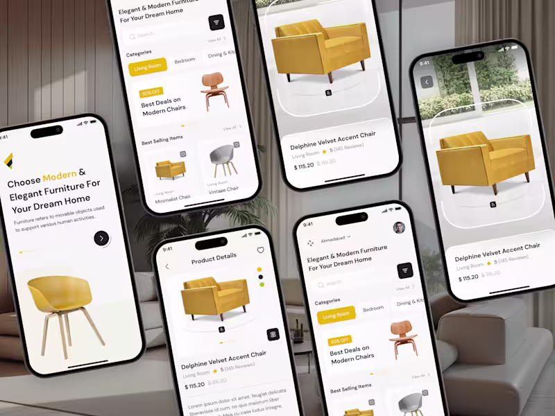 Cover image for 🛋️ Furniture E-commerce App —