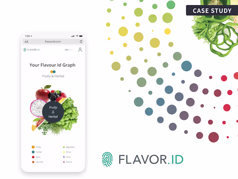 Cover image for Flavor ID - Turning Food Science into a Personal Experience