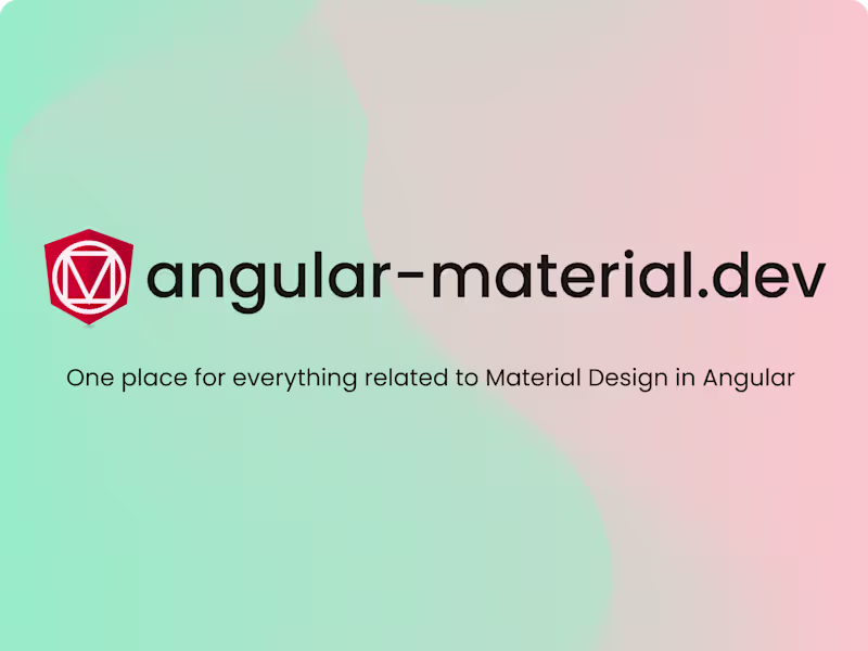 Cover image for Angular Material Dev Learning Platform