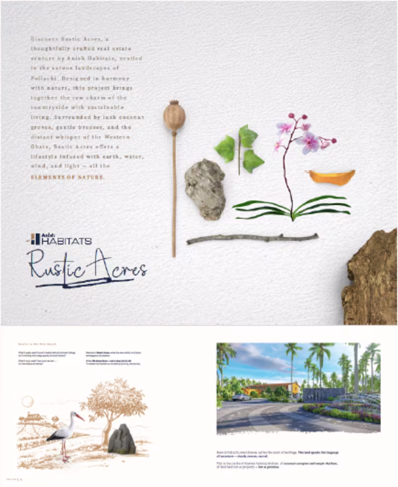 Cover image for Rustic Acres: Ultra-Luxury Farmhouse Villas - Project Brochure