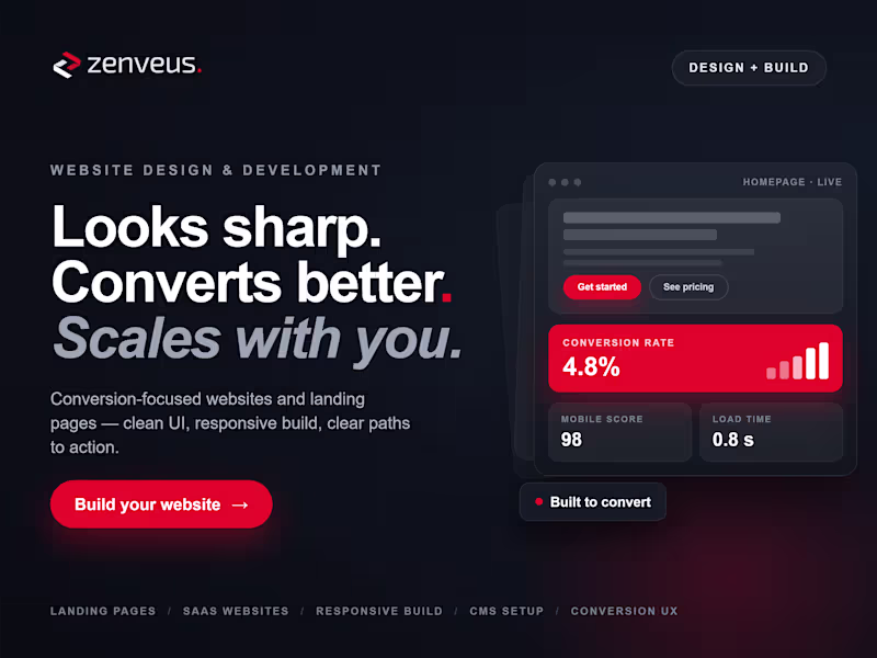 Cover image for Design & Build Your High-Converting Website