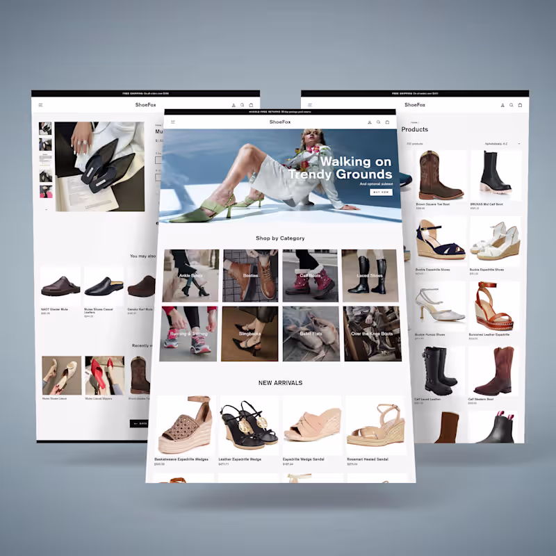 Cover image for Luxury Shopify Shoes Store Design | Shopify Webshop