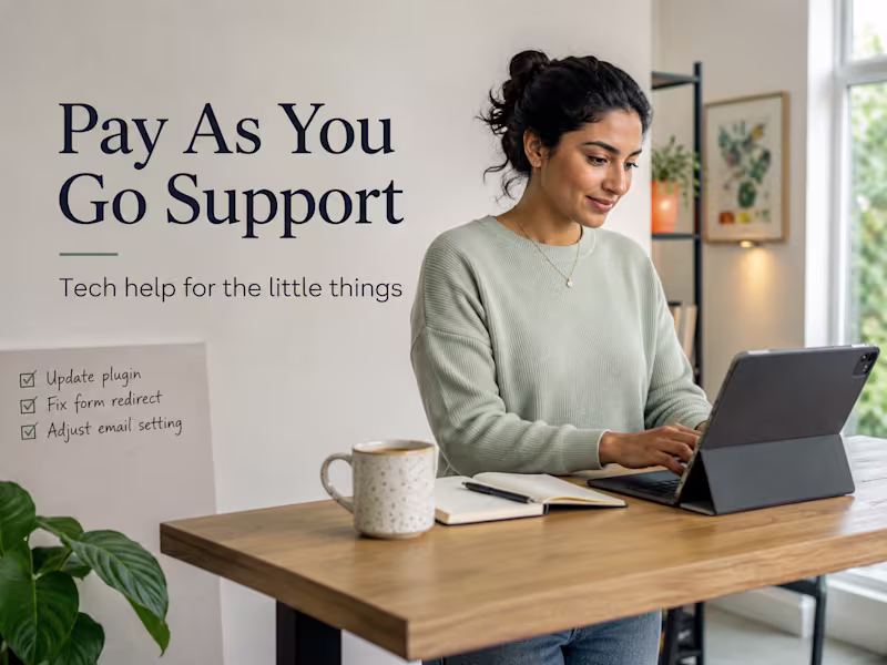 Cover image for Pay As You Go Support Services