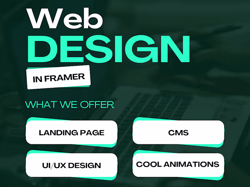 Cover image for Framer Website Development: Where Design Meets Code