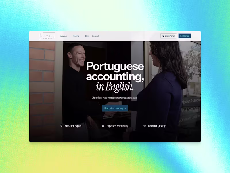 Cover image for Rebuilding an Accounting Website in Framer