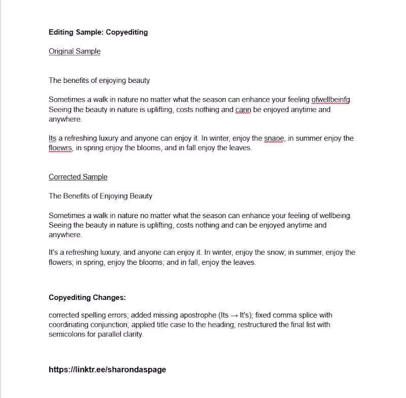 Cover image for Copyediting "A precision pass — grammar, spelling, punctuation
