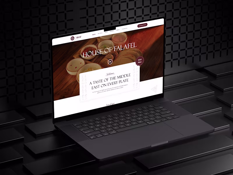 Cover image for House of Falafel | Website Design