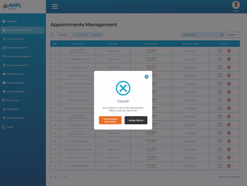 Cover image for Healthcare Appointment Management & Operations