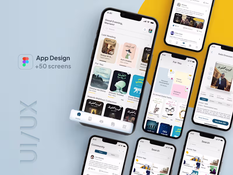 Cover image for Professional Mobile app design ( Android + IOS ) 