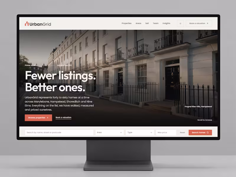 Cover image for UrbanGrid — Modern Real Estate