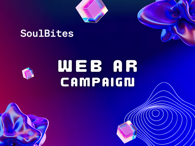 Cover image for Web AR Campaign:   SoulBites