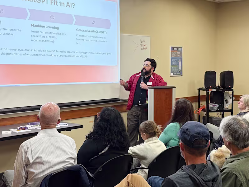 Cover image for AI Isn't Magic: Public AI Talks at Loveland Public Library