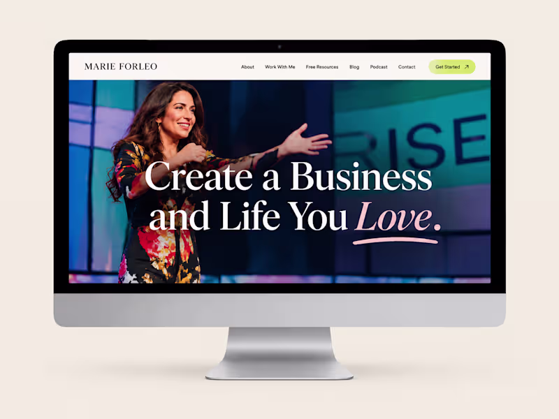 Cover image for Life Coaching Website Design and Creative Strategy