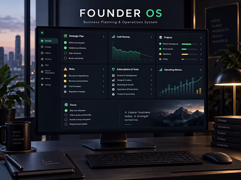 Cover image for Founder OS — Business Planning & Operations System