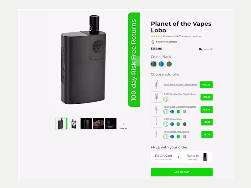 Cover image for Shopify Product Page (PDP) Redesign for Conversion