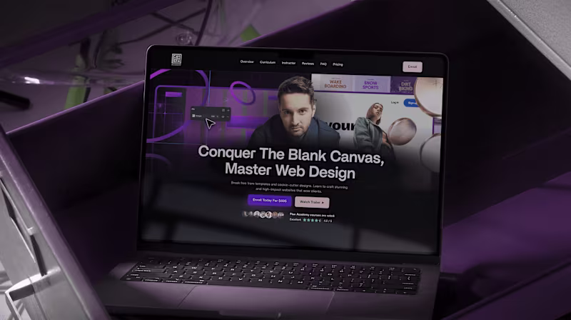 Cover image for Stunning launch visuals for Flux Academy