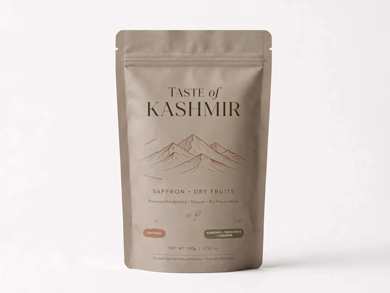 Cover image for Premium Pouch Design for Saffron & Dry Fruits
