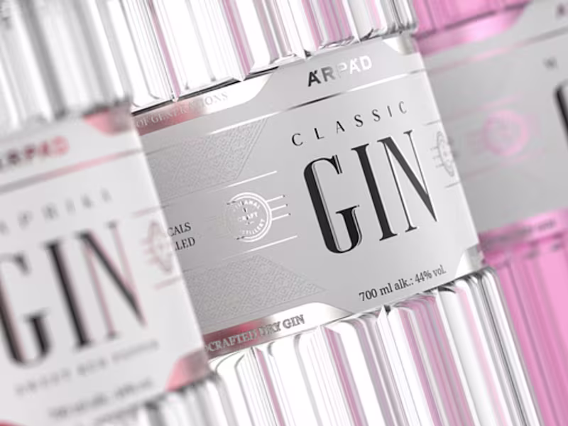 Cover image for Premium Gin Label Design for Vellora Spirits