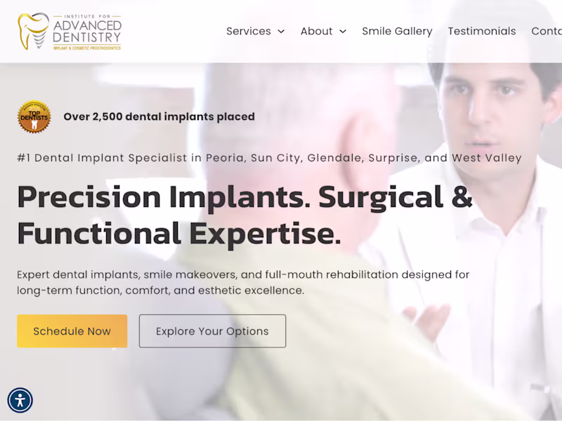 Cover image for Institute of Advanced Dentistry