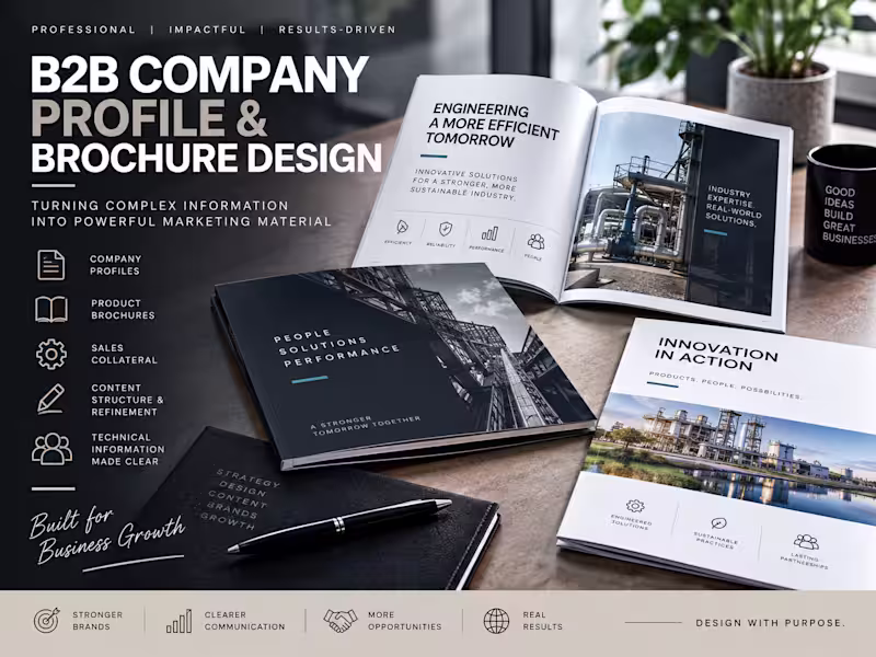 Cover image for B2B Company Profile & Brochure Design