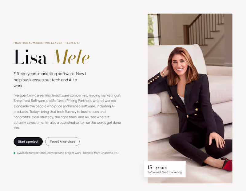 Cover image for Marketing Strategy, Content, SEO, and AI Search Consulting