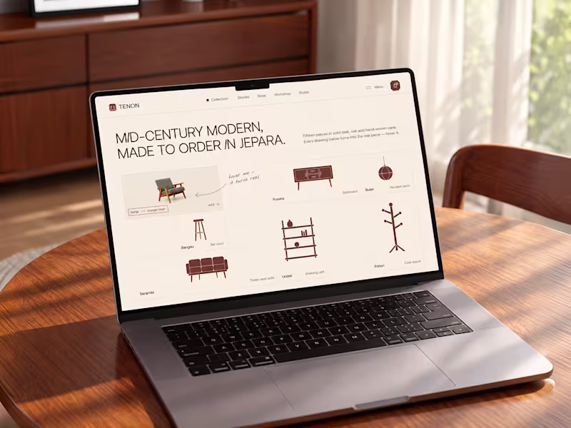 Cover image for Tenon is Furniture Website Design
Exploring